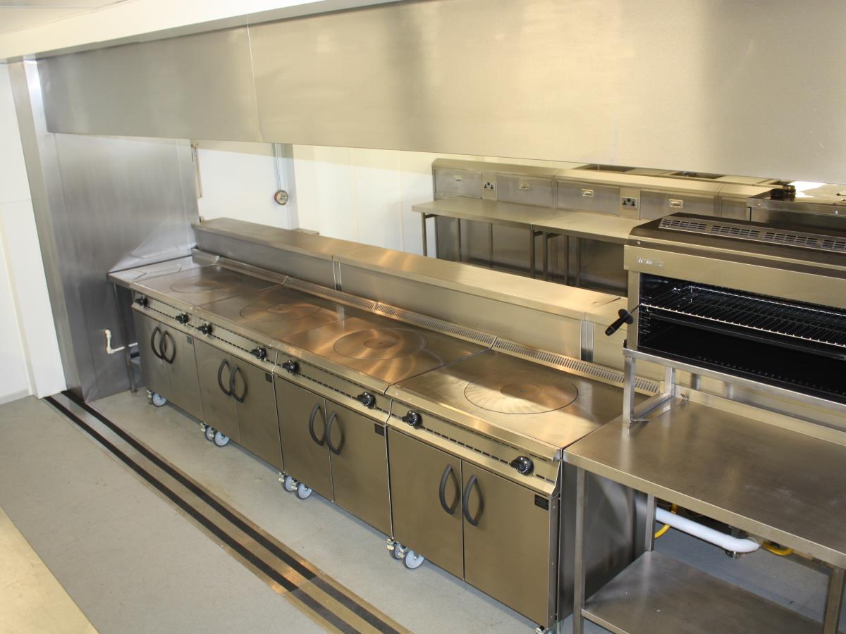 Kitchen facilities to cope with 10s to 1000s of covers daily.